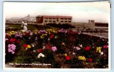 RPPC Rose Gardens & Solarium SKEGNESS ENGLAND UK Postcard picture