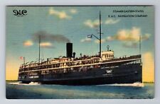 Steamer Eastern States, D&C Navigation Co, Ships, Antique Vintage Postcard picture