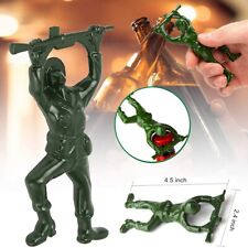 Green Soldier Army Man Bottle Opener Metal Hard Bartender Funny Gift US Premium picture