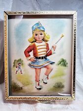 MetalCraft Framed 3D Majorette with Baton by Charlotte Becker picture