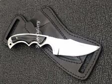 BOOT KNIFE CUSTOM D2 STEEL SMALL SKINNERS KNIFE BUFFALO HORN HANDLE KNIFE SALE picture
