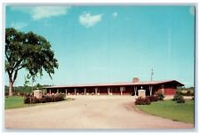 c1960 Redwood Motel Intersection City Route Hotel Janesville Wisconsin Postcard picture