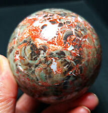RARE 325.5 G Natural Colorful  Polished Agate Sphere Ball Crystal Healing WD194 picture
