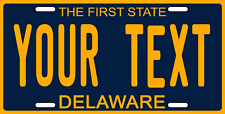 Delaware First State License Plate Personalized 