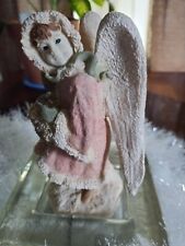 Beautiful Vintage Bisque Porcelain Angel Figurine. Mesmerizing, Limited Edition picture