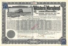 John D. Rockefeller issued Western Maryland Railroad - $10,000 Railway Gold Bond picture
