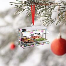 Personalized Buffet Food Restaurant Christmas Ornament, Buffet Food Holder Xmas picture