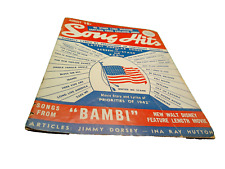 Song Hits magazine Disney Bambi movie 1942 illustration WWII era picture