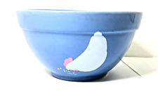 Treasure Craft Auntie Em Country Blue Hen Canister Mixing bowl 6