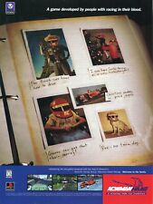 1997 Print Ad Playstation Newman Haas Racing KMart Indy Car game advertisement picture