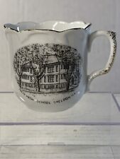 Vintage Sheldon Illinois New High School Glass Advertising Souvenir Tea Cup picture