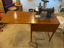 Antique Kenmore Sewing Machine with cabinet model # e-6354 110 volt DC and AC picture