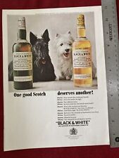 Black & White Buchanan’s Blended Scotch Glasgow 1965 Print Ad - Great To Frame picture