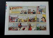 Vintage Superman printers proof production art:DC Comics Sunday Classics page 49 picture
