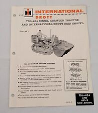 IH International Drott TD6-424 Diesel Crawler Tractor 6K-3 Skid Shovel Brochure  picture