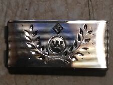 RARE VINTAGE  WESTINGHOUSE  STERLING SILVER MONEY CLIP With Blue Stone 35 YEAR picture