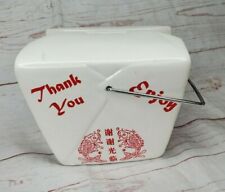 F.A.B Starpoint Take Out Funds Ceramic Chinese Food Container Design Piggy Bank picture