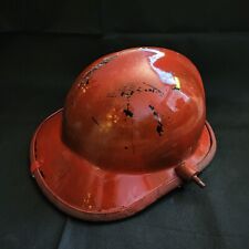Vintage Cairns & Bros Red Fireman Helmet Firefighter Made In USA Used  picture