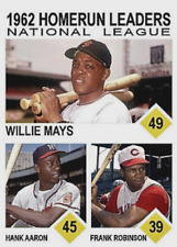 WILLIE MAYS HANK AARON FRANK ROBINSON 62 HRL ACEO ART CARD ## BUY 5 GET 1 FREE picture
