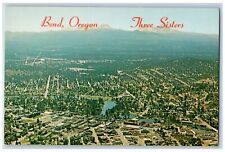 Bend Oregon OR Postcard Aerial View Of Three Sisters Deschutes c1960's Vintage picture