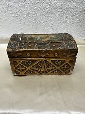 Antique Fratelli Paoletti Firenze Italian Wooden Hand Painted Box picture