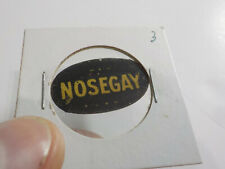 Antique Vintage NOSEGAY TOBACCO TAG Tin Advertising  picture