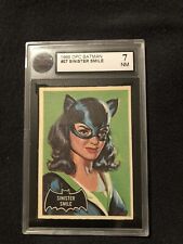 1966 OPC (Topps Canada) Batman Black Bat #27 Sinister Smile KSA 7 NM Cat Woman picture