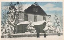 Snow Scene House Gormania West Virginia WV c1920 Postcard picture