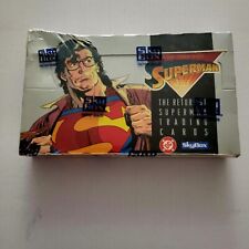 Return Of Superman: 1994 FACTORY SEALED Trading Cards | Hobby Box | 36 Packs picture