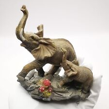1980s Vintage Very Rare Collectible Elephant Figurine Fine Handmade 379g picture