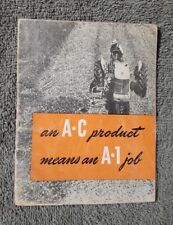 Allis Chalmers Implements Fold-Out Brochure picture