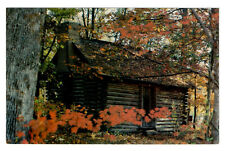The Original Cabin Martha Berry Ancestral Home Oak Hill, Georgia Chrome UnPosted picture
