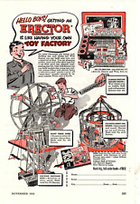 1951 Print Ad Gilbert Hall of Science Hello Boys Getting an Erector Toy Factory picture
