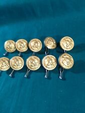 Vintage lot of 10 Waterbury Button Co. US Navy Eagle 1
