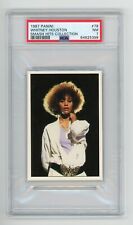 1987 Panini #78 Whitney Houston Smash Hits Collection PSA 7 POP 7 #1 picture