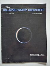 THE PLANETARY REPORT MAGAZINE NOVEMBER/DECEMBER 1983 Vol 3 No. 6 picture
