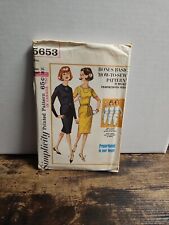 5653 Vintage Simplicity SEWING Pattern Misses One Piece Dress 14 1961 Shopping picture