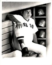 LD306 1977 Original Mike Andersen Photo DON ZIMMER BOSTON RED SOX 3RD BASE COACH picture