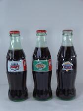 Coca Cola Bottles Super Bowl Miami 1995 Atlanta 2000 Tampa 2001 Lot of 3 picture