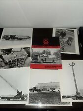 Sutphen Fire  Apparatus Photo Promo Aerial Ladder Lot Of 7.   L9 picture