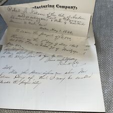 Post Civil War 1872 Dan Hyde Cole Letter New York Senator Curtis Manufacturing picture