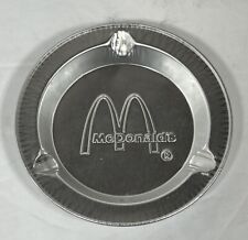 McDonalds Restaurant Vintage New Aluminum Ashtray 3-1/2 Inches 3.5” Silver Color picture
