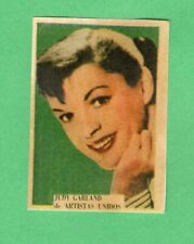 Judy Garland  1961  Astros Del Cine Film Star Card Rare Back Variation Read picture