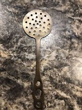 Vintage-Antique Copper Small Flat Hand Strainer picture