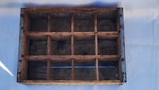 Vintage Tom Tucker Beverages Wooden Crate Pittsburgh Box Co Metal Rustic Carrier picture