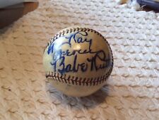 Babe Ruth Signed Baseball, Boldest Ever? One-Off, Wide-Nib Pen, PSA/DNA #C81856 picture