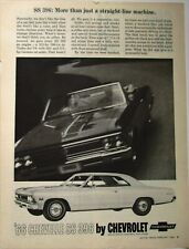 1966 Chevy Chevelle Convertible & ht car ad picture