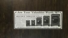 Vintage 1904 Meilink Deposit Vault Meilink Manufacturing Co. Original Ad - 721 picture