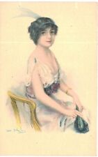 Gibson Girl Lady In Hat A/S 1910  picture