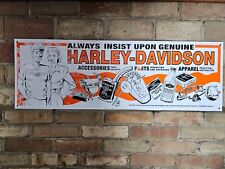1950'S HARLEY-DAVIDSON PARTS GIANT METAL SIGN 36